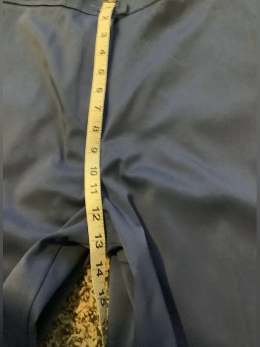 Women’s Blue Cropped stretch Dress Pants size 12 - Picture 8 of 10